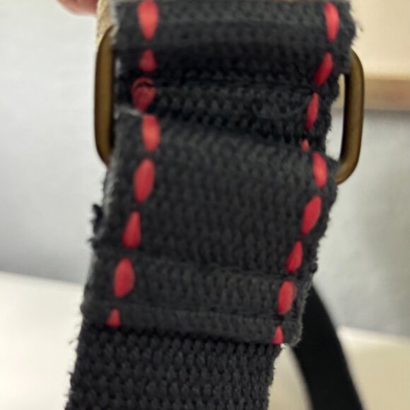 Caribbean Joe Flamingo Palm Print Crossbody Canvas Tropical Travel Bag - Picture 7 of 15